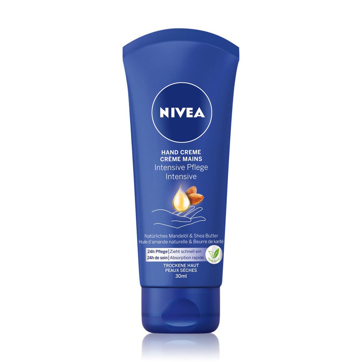 Image of Nivea Hand Cream Care With Almond Oil 24h Care 75ml 3-pack