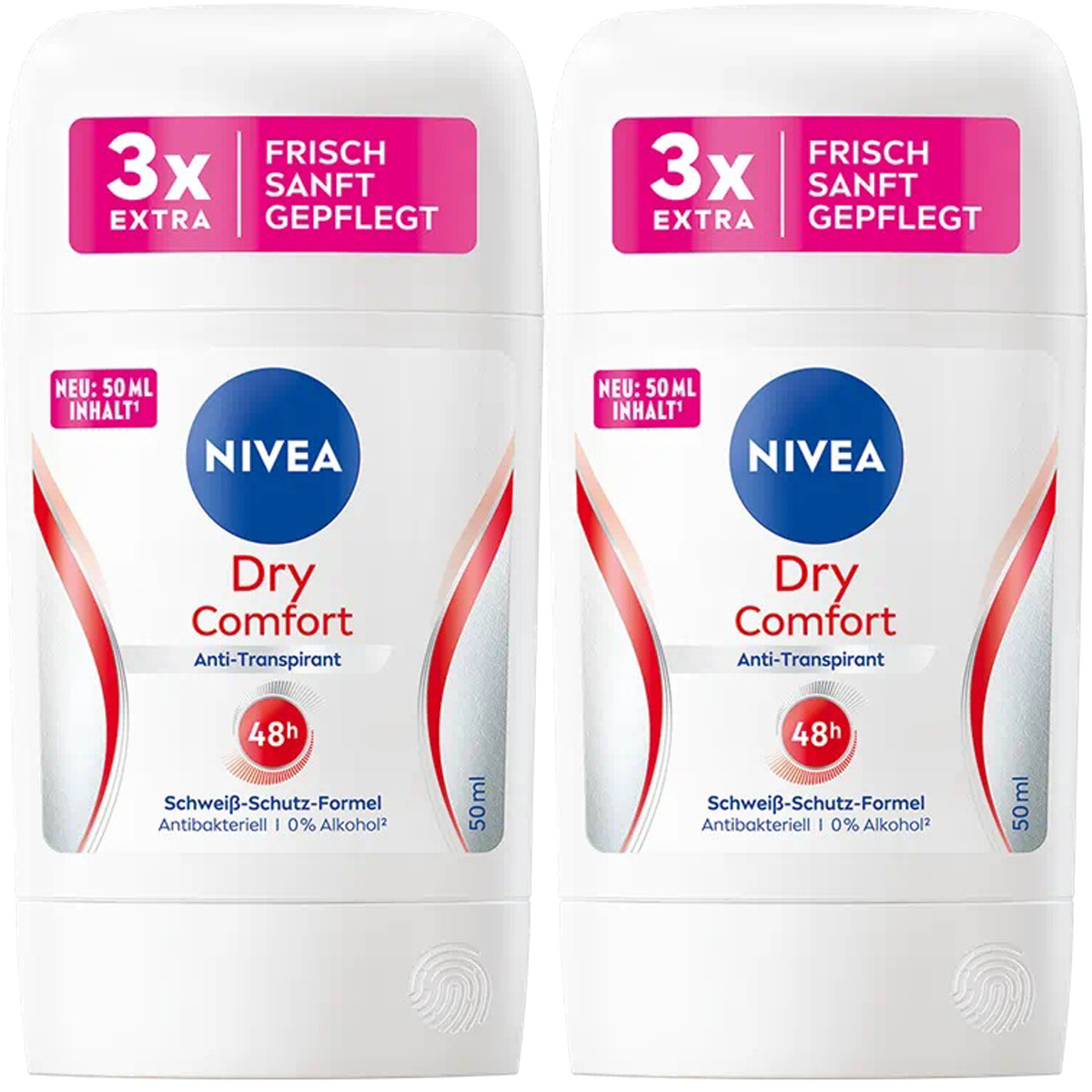 Nivea Deo Stick Plus Anti Transpirant 50ml 2er Pack