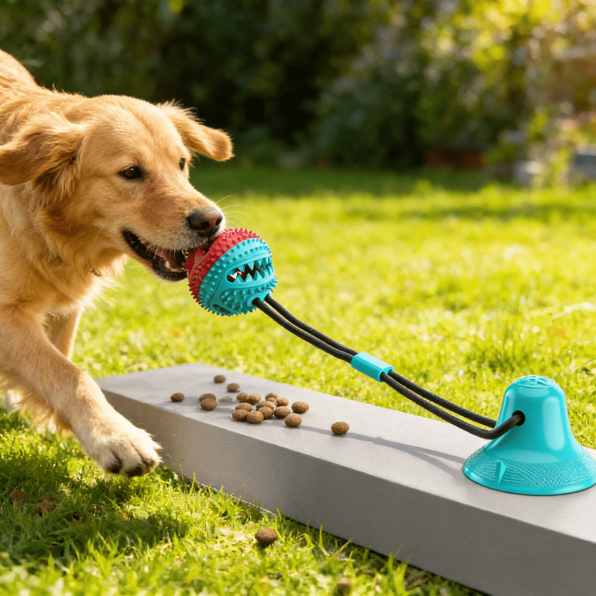 Dog Toys, Interactive Suction Cup Toys, Grinding Teeth And Cleaning+ Interactive 2 In One, Strong Suction Used For A Long Time, Suitable For Gift .
