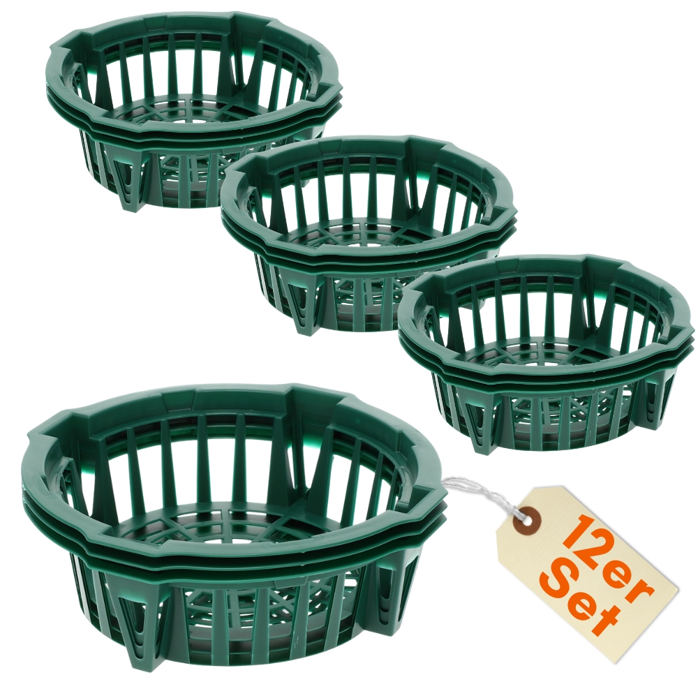 Image of 12-piece Set Planting Baskets For Flower Bulbs, Planting Trays For Tulip Bulbs, Planting Baskets For Flower Bulbs, -proof Baskets For Flower Bulbs, Planting Aid For Tulips, 22 Cm