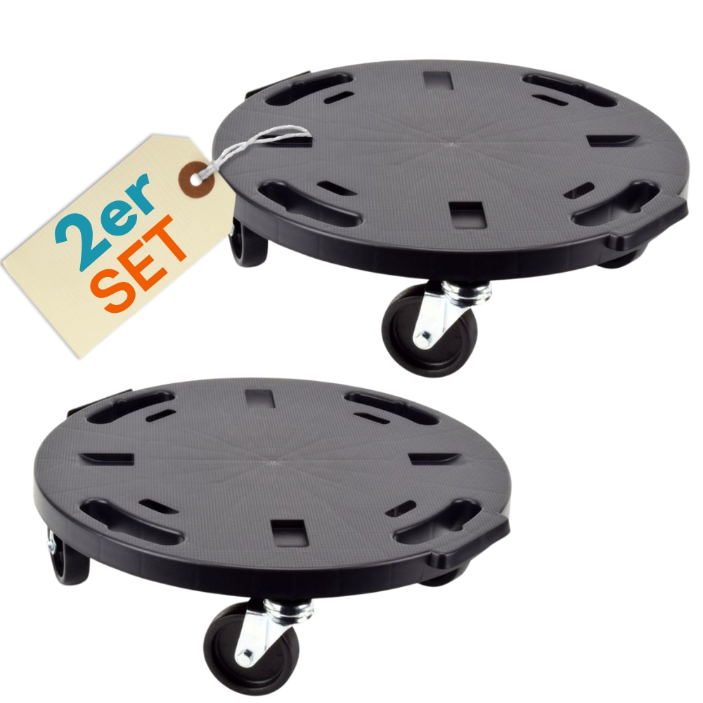 2-piece Set Transport Rollers, Rolling Board, Workshop Plant Rolling Boards, Flat Furniture Rollers, Round Plant Rollers, 40" Transport Aid With Wheels