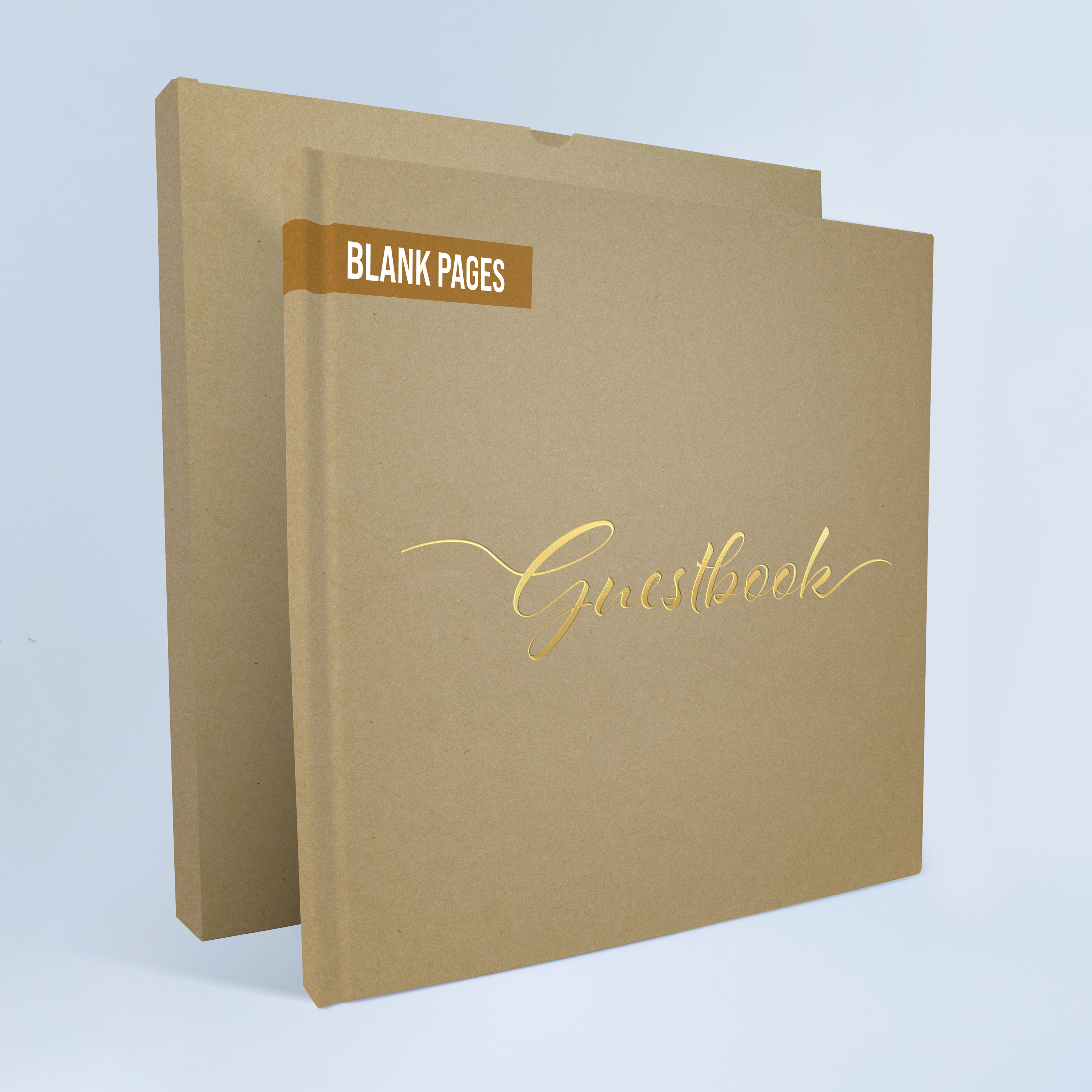 Image of Colortouch Guestbook Wedding, 100 Blank Pages English Guestbook, Vintage Wedding Guestbook, High-quality Hardcover Wedding Guestbook, Wedding Book Album For Birthday, Baptism
