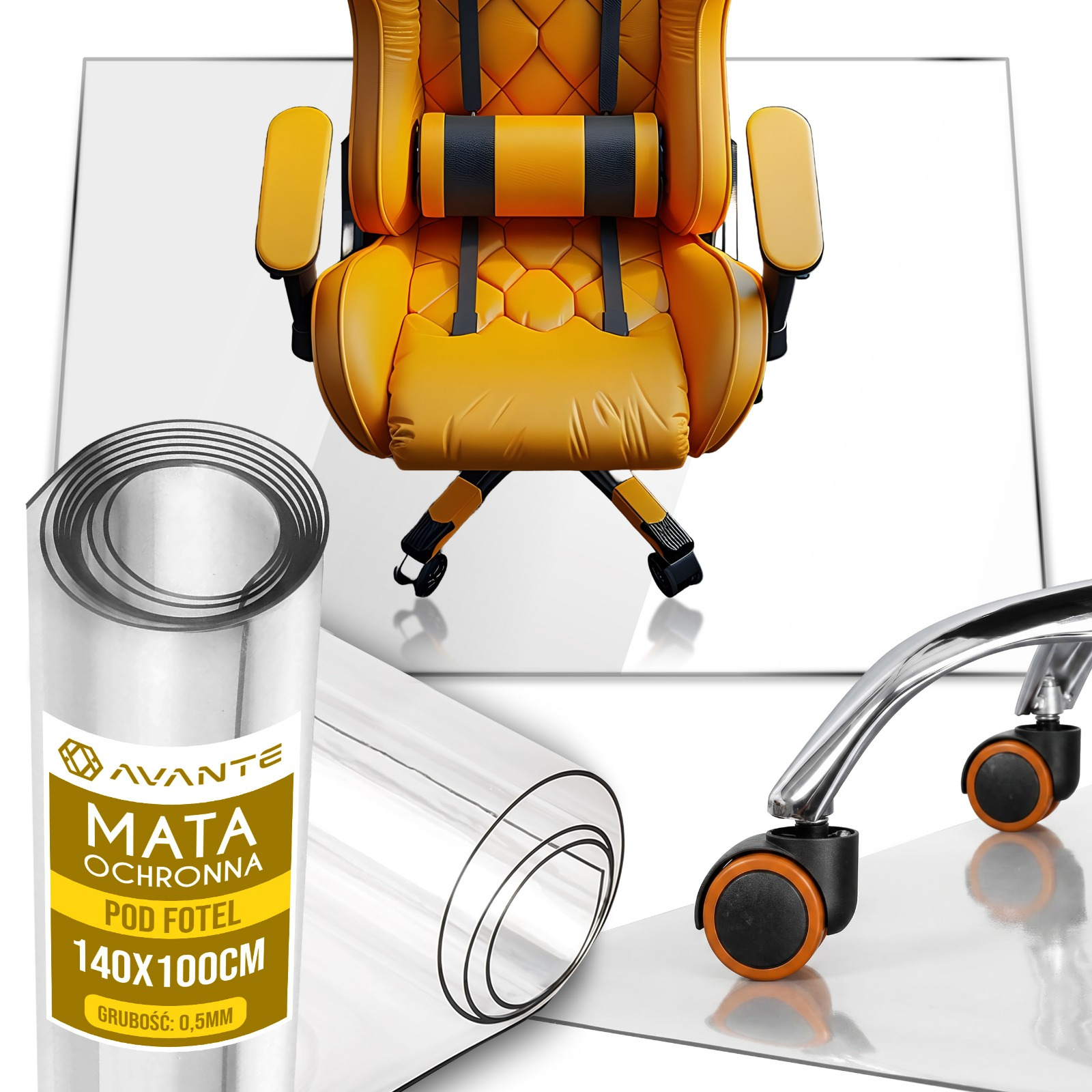 Protective Mat Under The Rotating Chair 140x100cm Floor Mat Semi-transparent Pvc Waterproof Washable Anti-slip High Temperature Resistant To Scratches For Kids Office Home