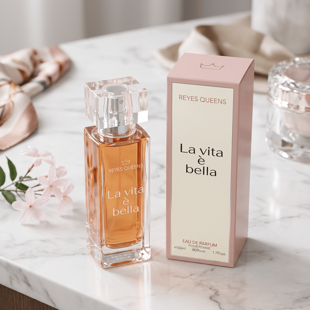 Image of La Vita Eau De Parfum 50ml For Women | Floral And Sweet Perfume With An Elegant And Enveloping Scent | Long-lasting