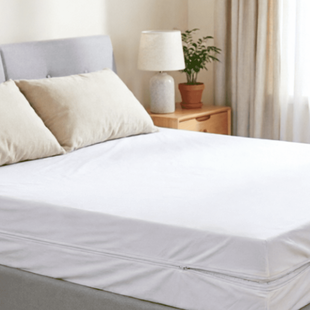 TEMU 1 pc Protector de colchón Transpirable para Dormitorio, Hotel, Residencia , Lavable a Máquina, tamaños 90/105/135/150/180 cm