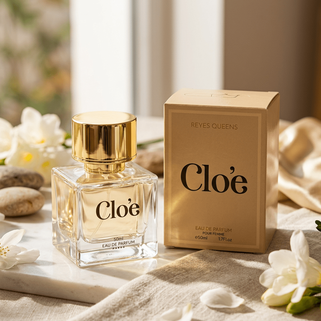 Image of Clo By Queens Eau De Parfum Woman 50ml | Floral And Powdery Perfume | Elegant, Sophisticated And Long-lasting Fragrance