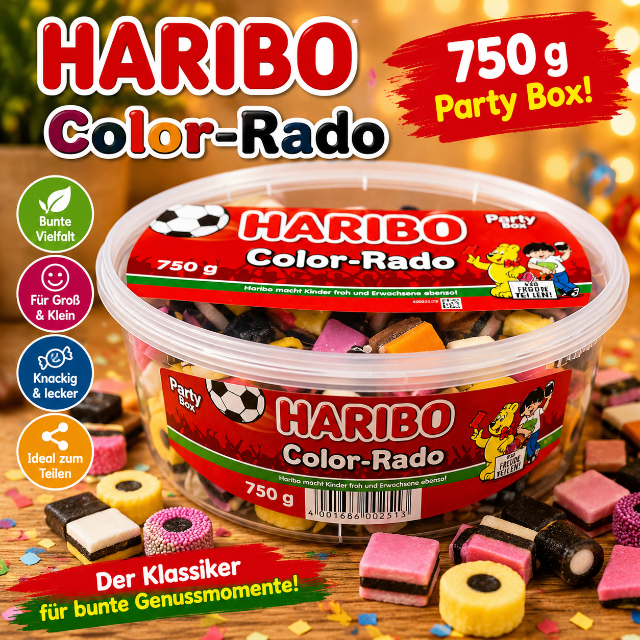 Haribo Color-rado 750g