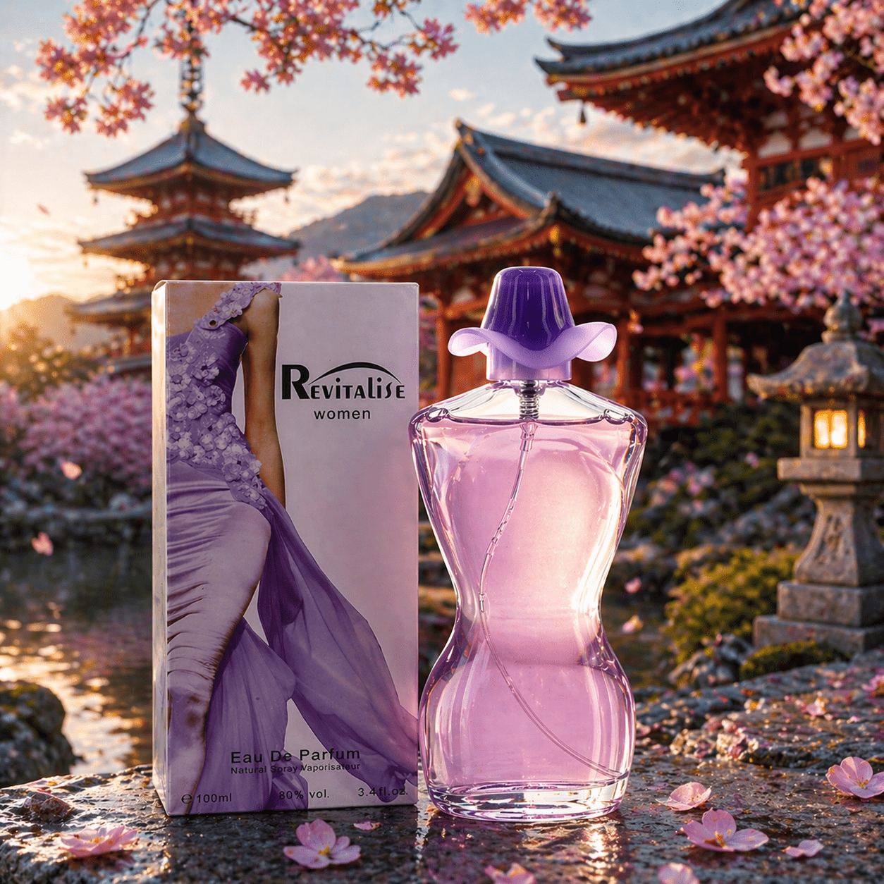 TEMU Perfume For Ladies – Revitalise Purple Pour Femme 85ml Soft Composition Designed As A Perfume For Woman With A And Elegant Character, Perfume