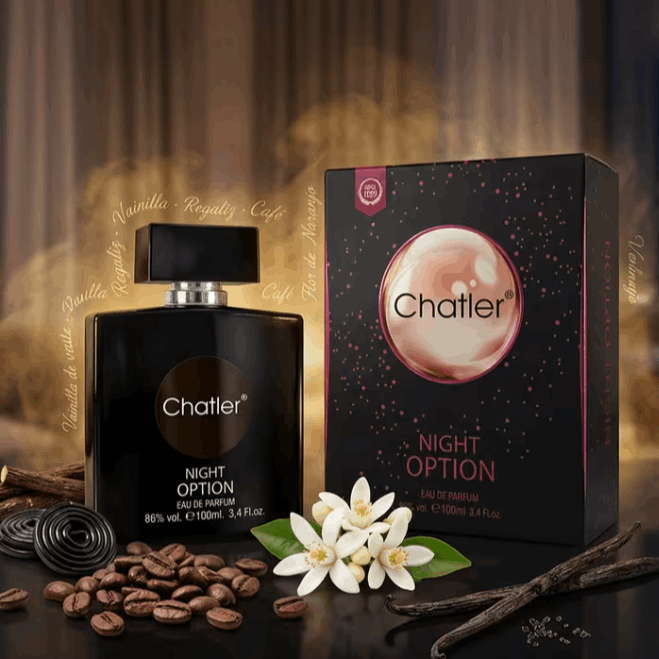 Image of Everlyx - Perfume Night Option Woman By Chatler Eau De Parfum For Women 100ml - And With Floral And Oriental Notes - Elegant And Long-lasting To On Or - Ideal For And Sophisticated Women.