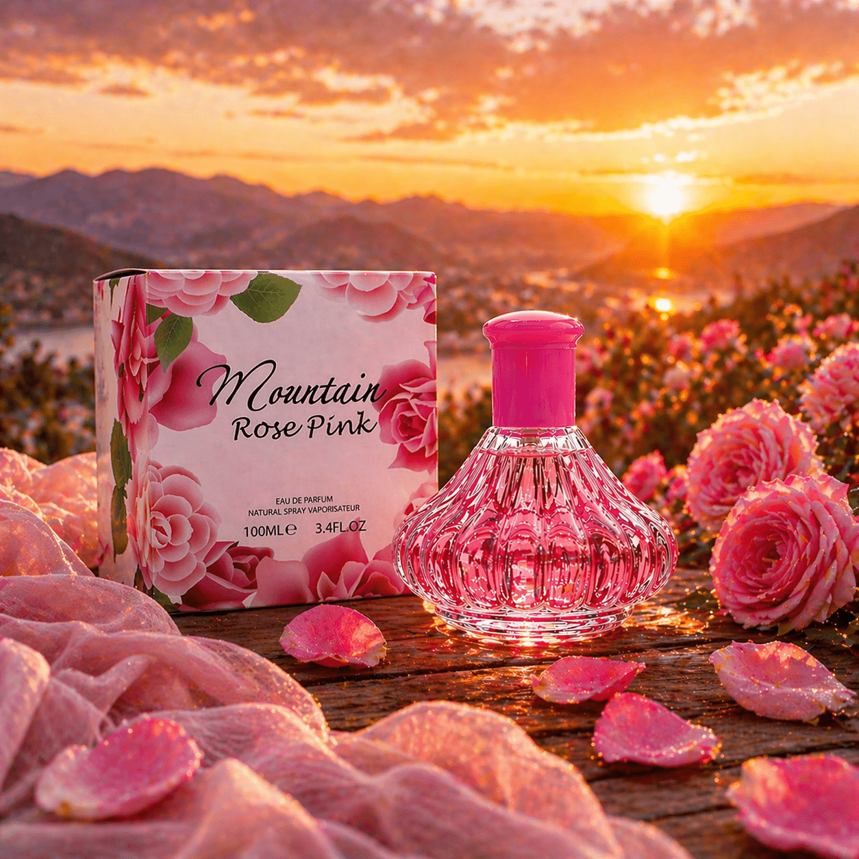 TEMU Perfume For Ladies – Pink Pour Femme 100ml Sweet Composition Designed As A Ladies Perfume With A Feminine Aura, This Ladies Perfume Expresses A