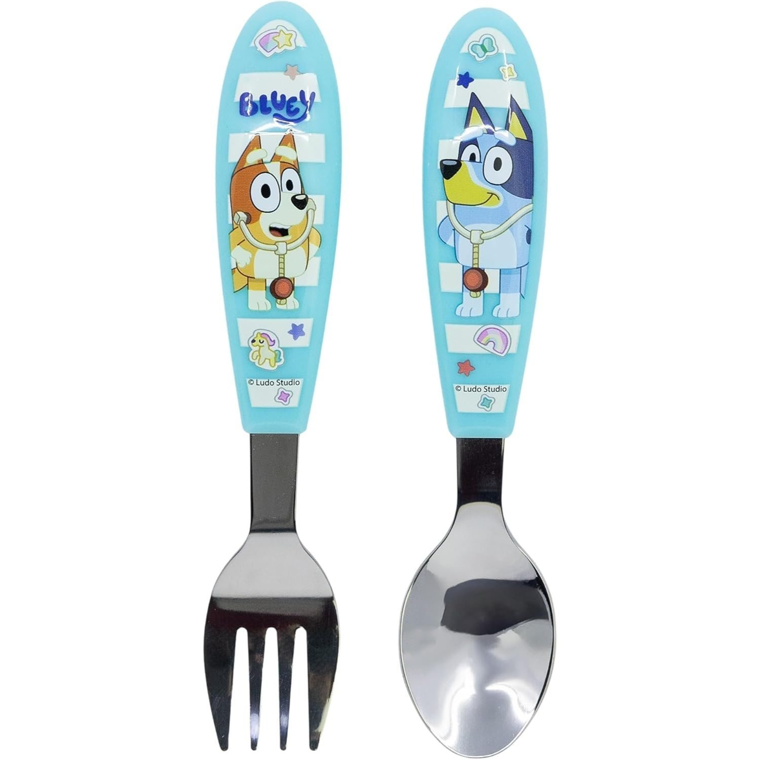 Children' Steel Tableware Set - Fork And Spoon