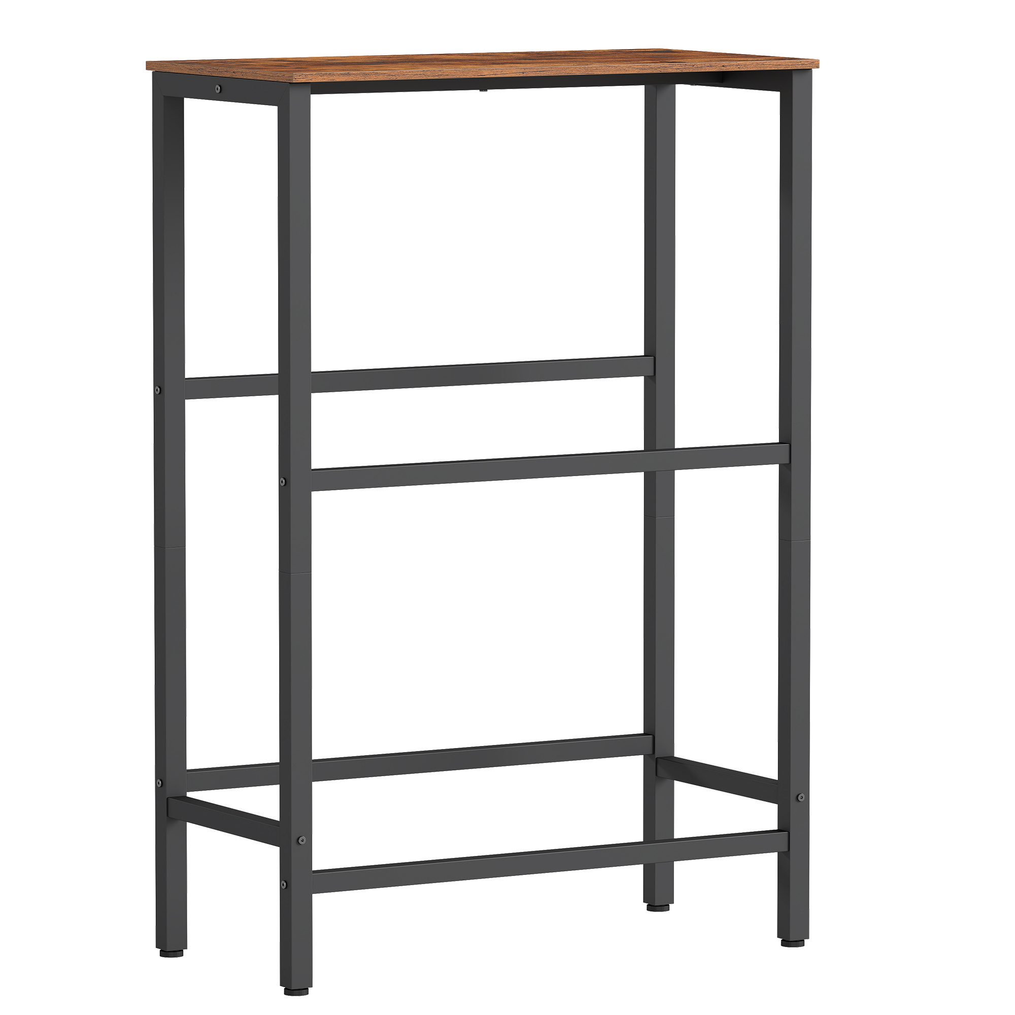 Beverage Crate Shelf, 2 Levels, For 4 Crates, Each Level Loadable Up To 150 Kg, Steel, Beverage Shelf, Black