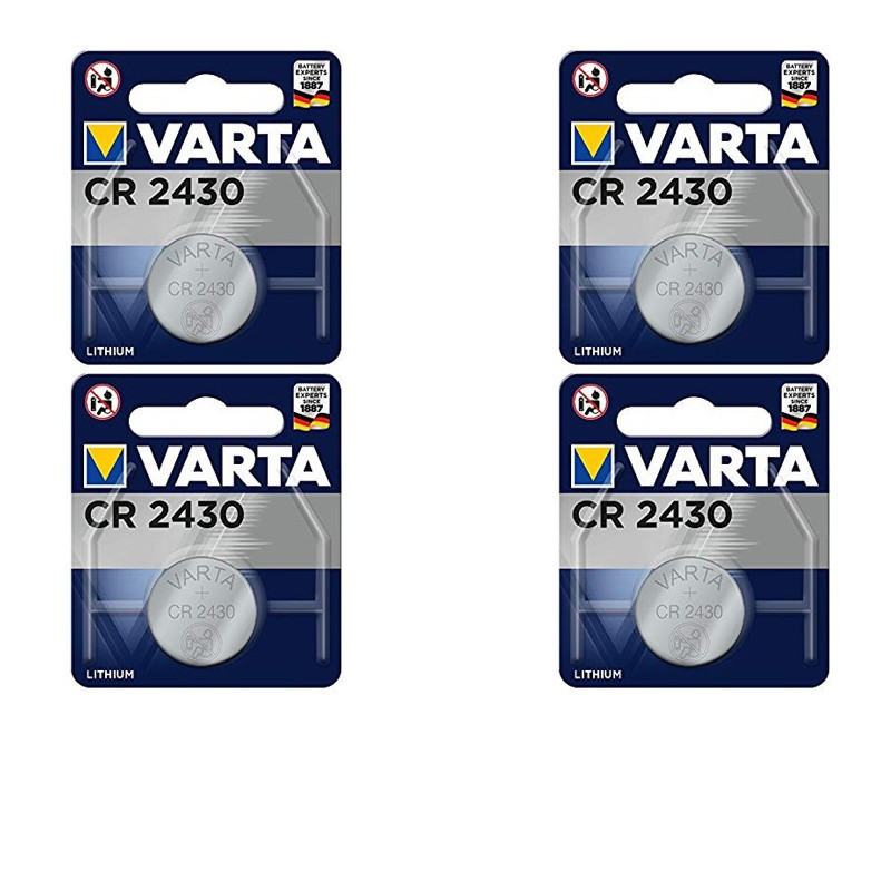 TEMU 3V 300 mAh VARTA lot de 4 pile bouton lithium
