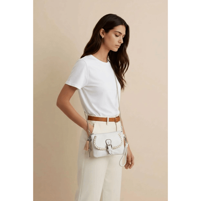 Image of Ladies' Shoulder Bag With Multiple Compartments – Elegant Crossbody Bag Made Of Pu Leather With Detachable Shoulder Strap, Zipper & Tassel Pendant