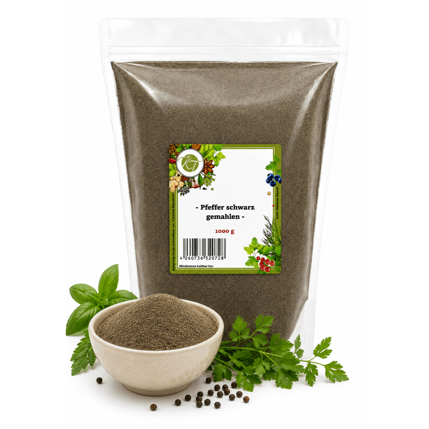 Black Pepper Finely Ground - Pepper Powder 1a Quality