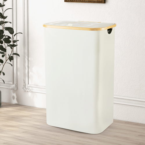 für leergut, 30 leere flaschen, sammelbehälter für pfandflaschen, 100-liter-pfandbehälter mit deckel und 2 herausnehmbaren tragetaschen für küche und abstellraum