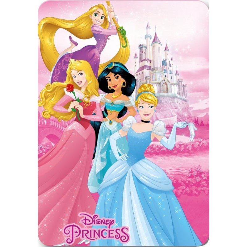 TEMU Princesse Disney 100x140 cm – Couverture Enfant Douce et Chaude 100% Polyester Anti-Peluche