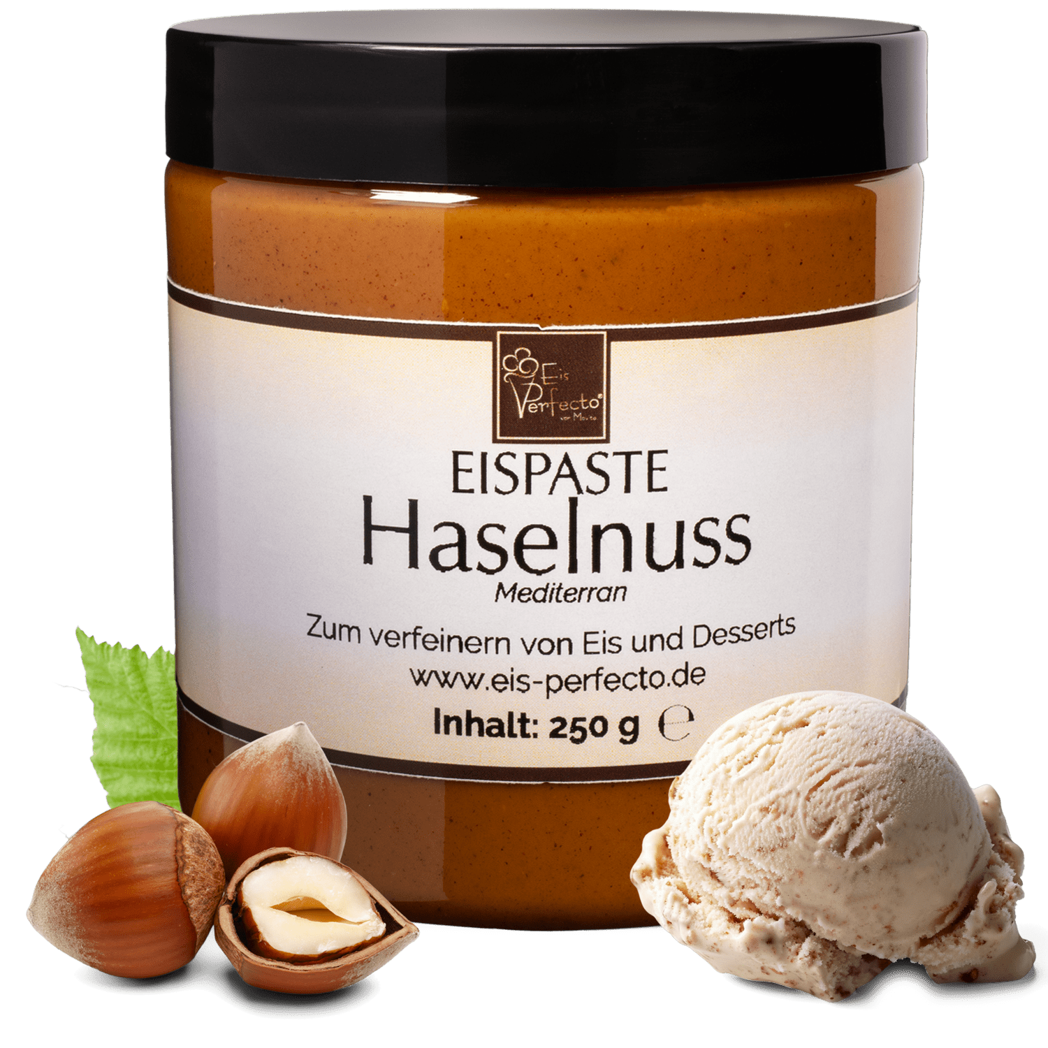 Hazelnut Paste "mediterranean" For Ice Cream, Desserts, And Fine Creations