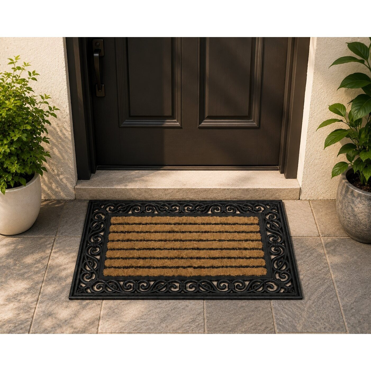 TEMU Door Mat, Heavy Duty Durable Low Profile, For Indoor Outdoor Front Door Entryway, Areas, 1 Pc, For Entry Patio Garage, Christmas Decoration