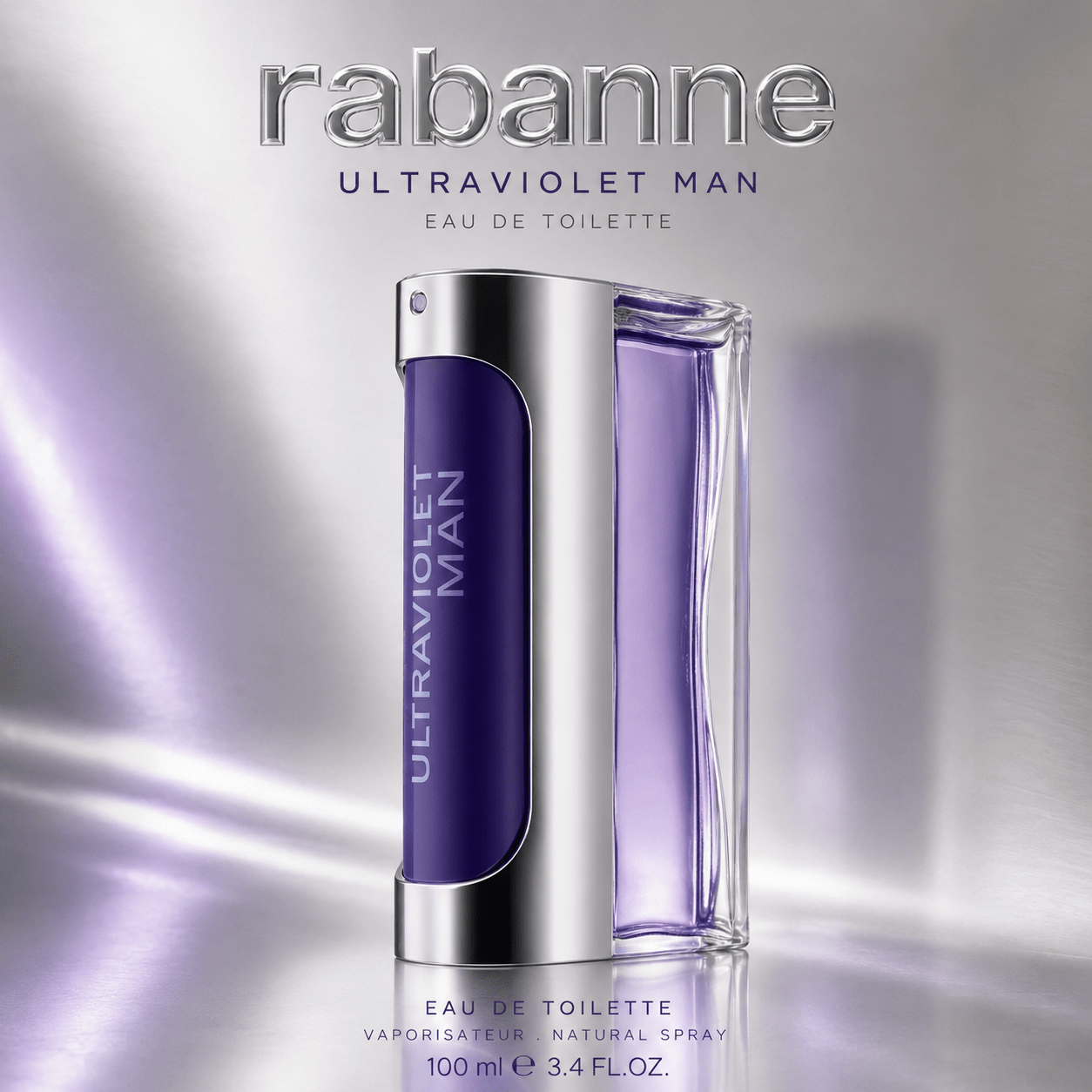 Rabanne Ultraviolet Man Eau De Toilette For Men, 100 Ml – Aromatic Fragrance