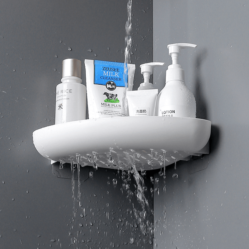 TEMU Set Of 2 Self-adhesive Bathroom Holders, 26.5 X 20 X 5.5 Cm