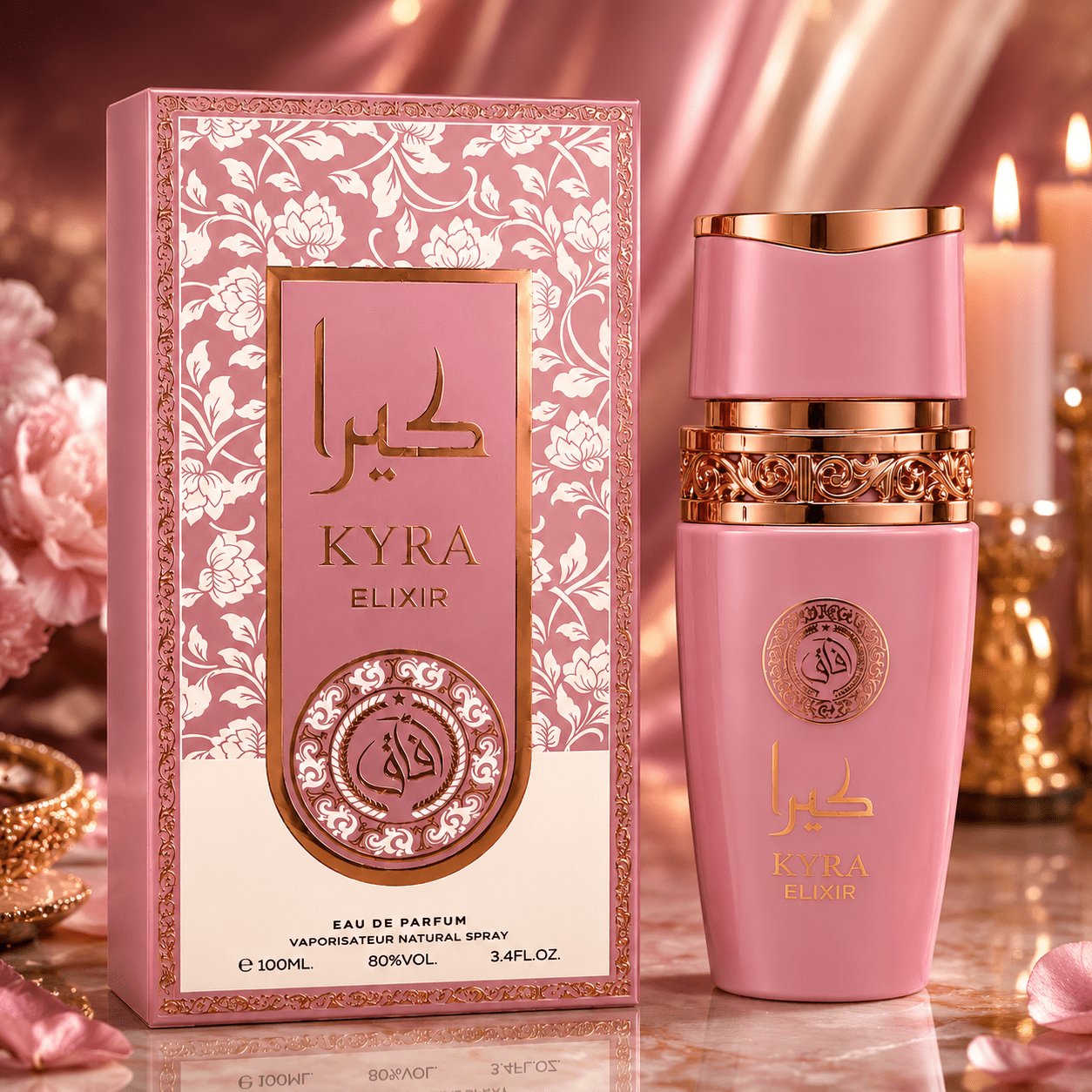 Image of Everlyx - Kyra By Eau De Parfum 100 Ml. A Feminine Oriental-style Fragrance With An Elegant, Sweet, And Enveloping For Any Occasion.