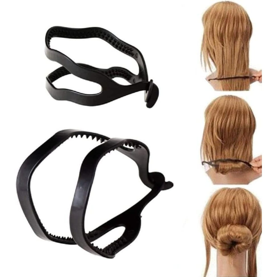 60-Piece Hair Styling Tools Set with Braiding & Bun Maker
