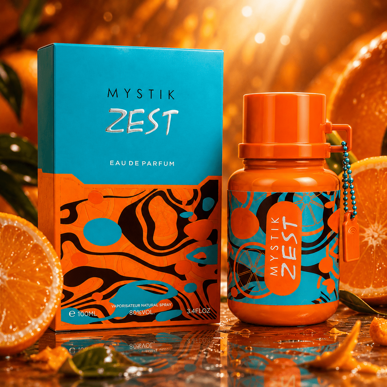 Everlyx - Mystik By Eau De Parfum 100 Ml. Unisex Citrus-inspired Fragrance With , Vibrant, And Modern For Daily Use.
