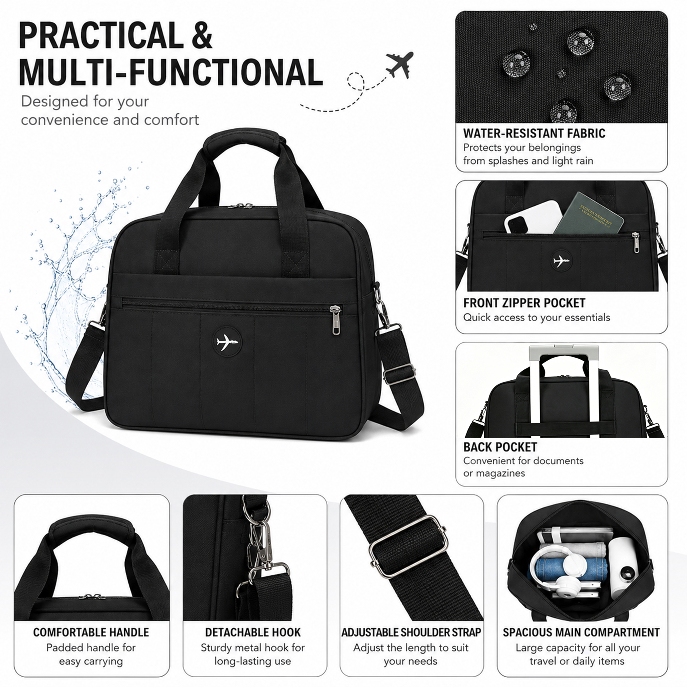 TEMU Lager Large-capacity Travel Bag, Meeting Air Travel , 24-liter Large-capacity Travel Bag, Storage Bag, Portable Large-capacity Sports Bag,