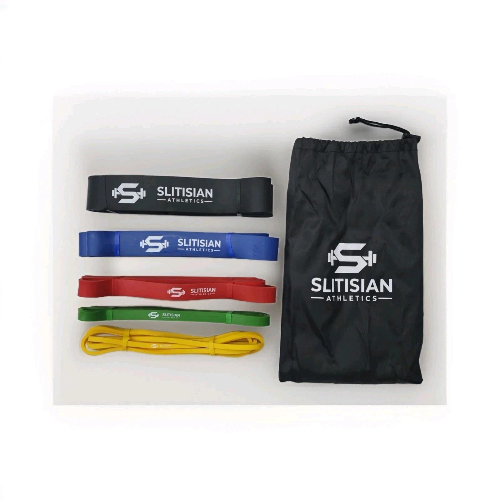 Image of 5-pack Resistance Bands Set For Pull-up Training By Athletics, 2m Long