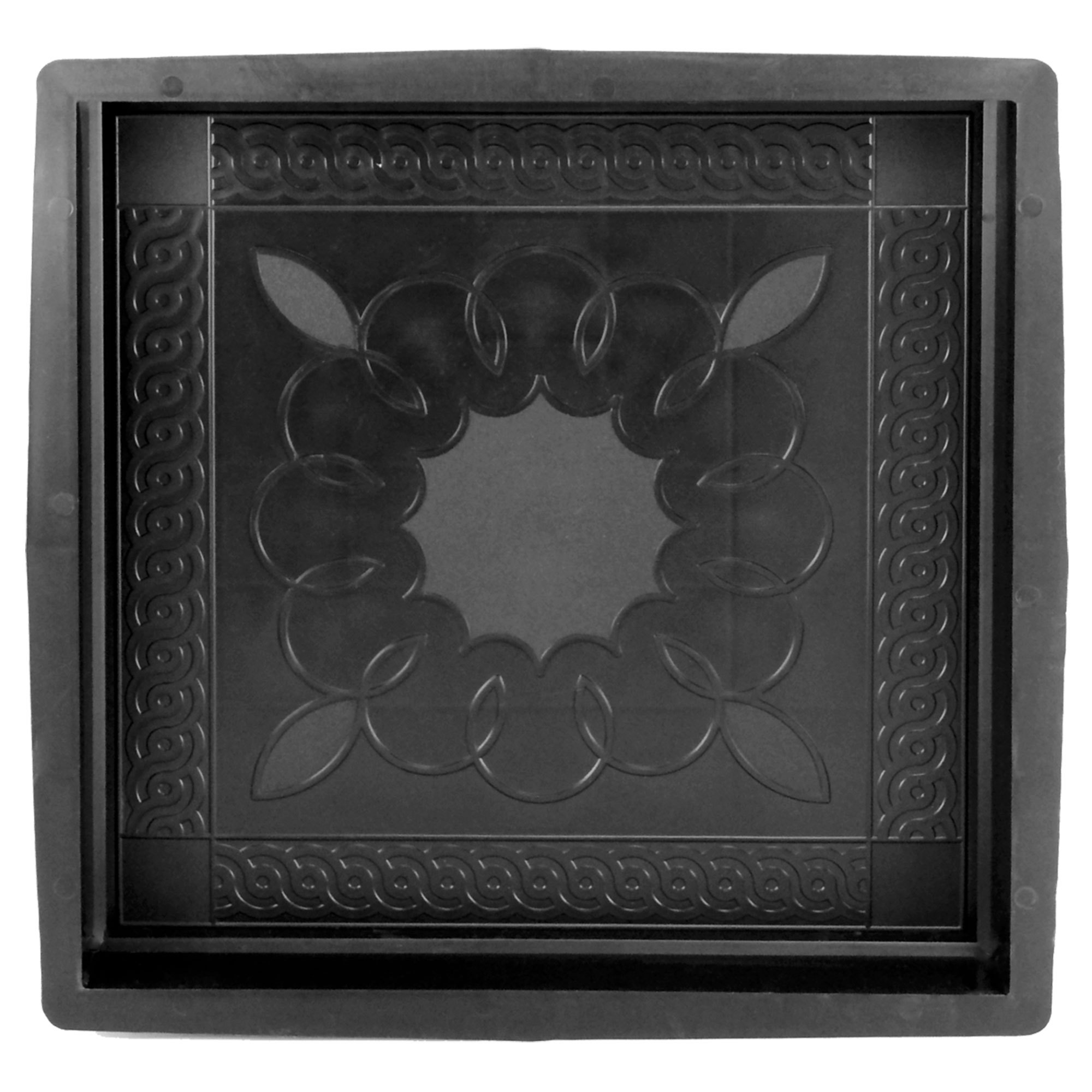 Image of Concrete Mould Flower 40x40x5cm Concrete Mould Casting Mould Diy Concrete Patio Slabs Floor Slabs Flower Ornament Floor Slabs