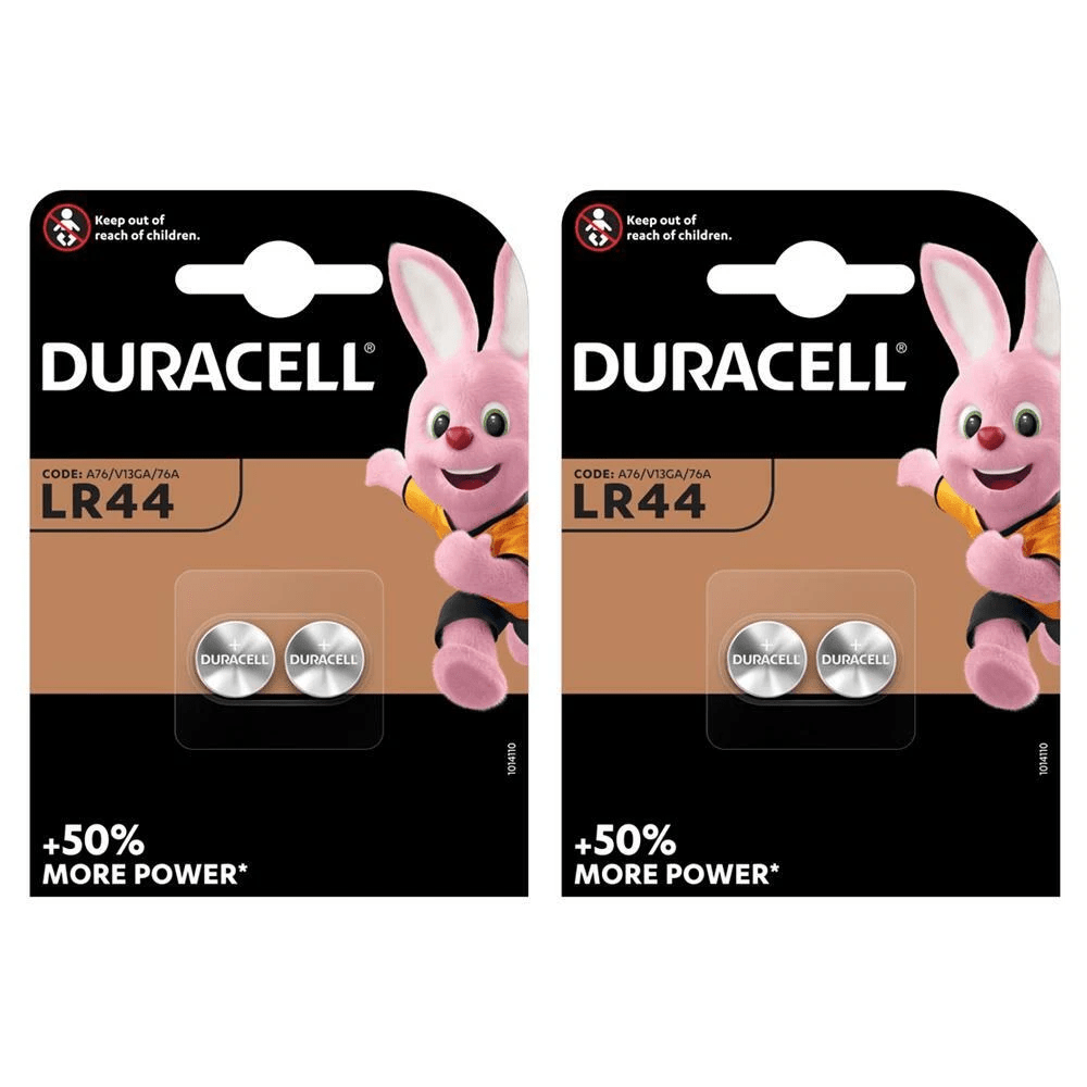 TEMU Duracell Lr44 Alkaline Button Cell Batteries Pack Of 4 | 1.5v | Ag13 A76 L1154 357 Compatible