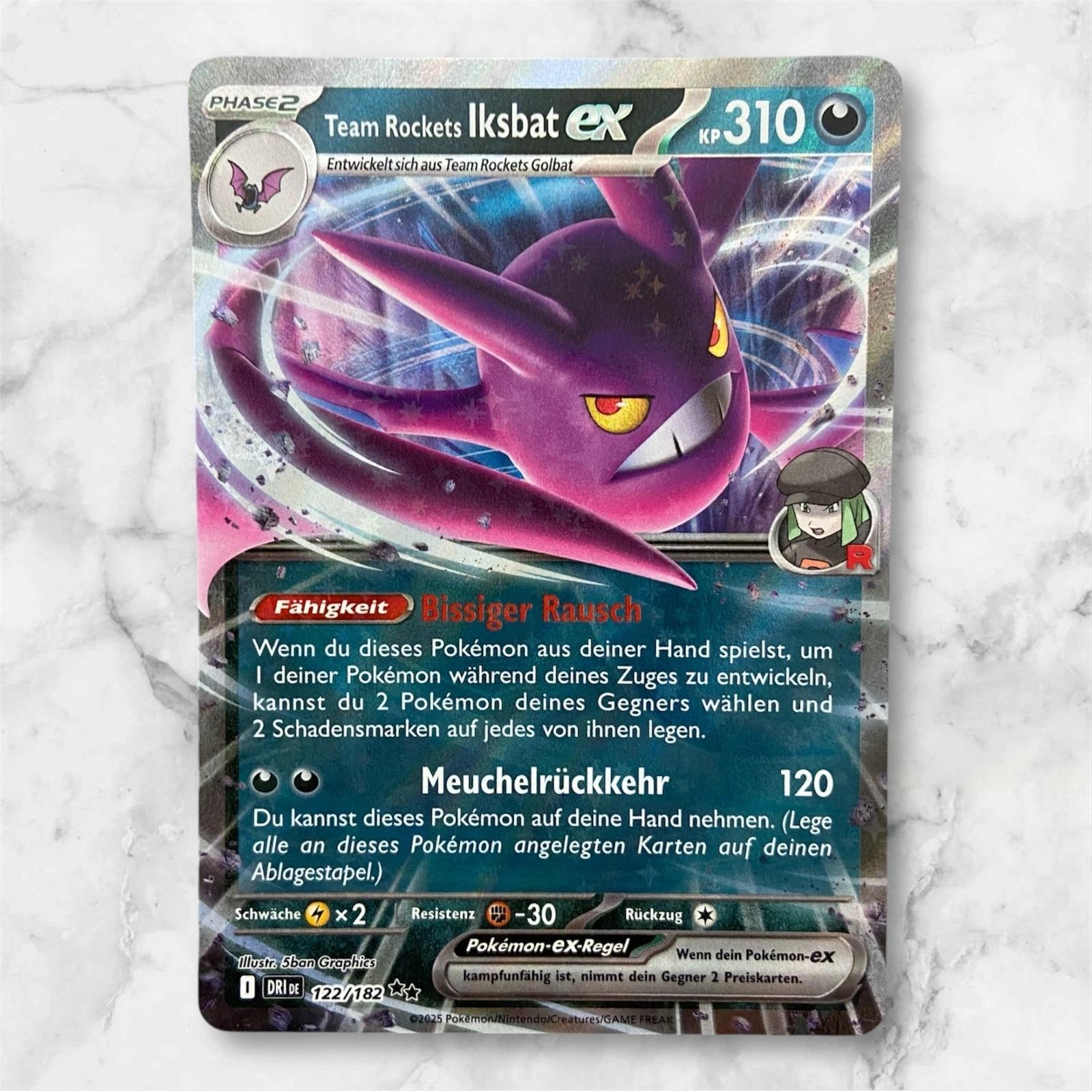Card 's Iksbat Ex 122/182 Dri 122 Double Rare Nm German Eternal
