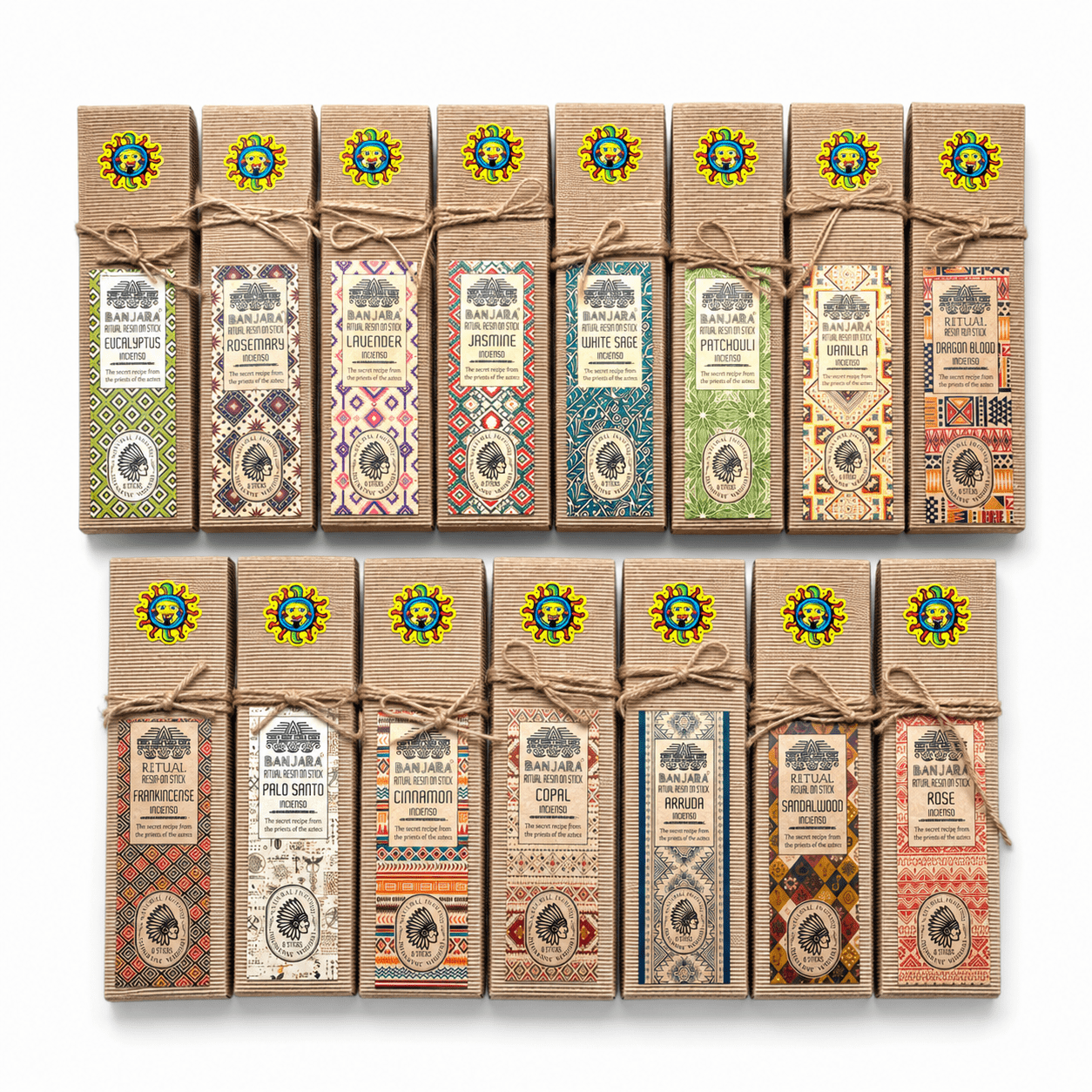TEMU Naturale 8 Pezzi �� 64 Artigianali �� Aromi Misti (Spedizione Casuale) �� in India �� Bruciatore Incluso �� Perfetto per Meditazione e Regalo PRE