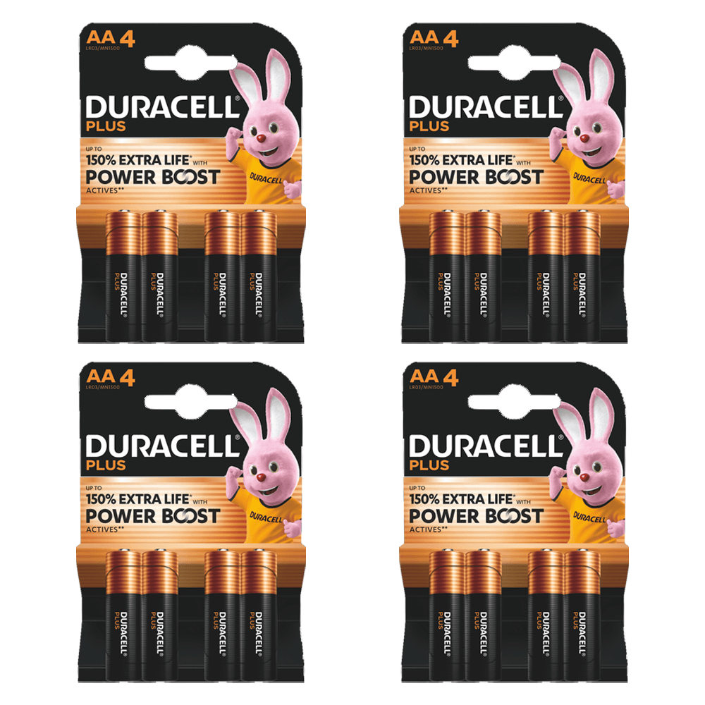 batterie duracell     4 confezioni da 4 pile   a     (16  ) (non ricaricabili) Dettagli dell'articolo 0
