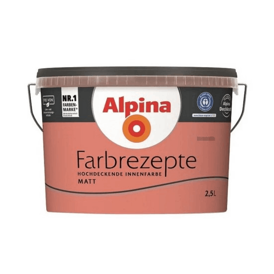 Alpina 2.5 Liter Paint Recipes Wall Paint - , Red
