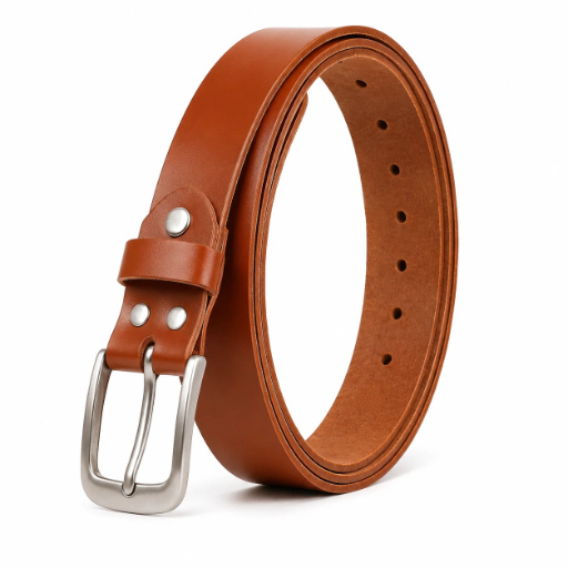 Image of 3cm Genuine Leather Unisex Belt – Men's & Women's Belt For Business & Everyday, Vintage Classic, Multiple Colors, Sturdy & Durable