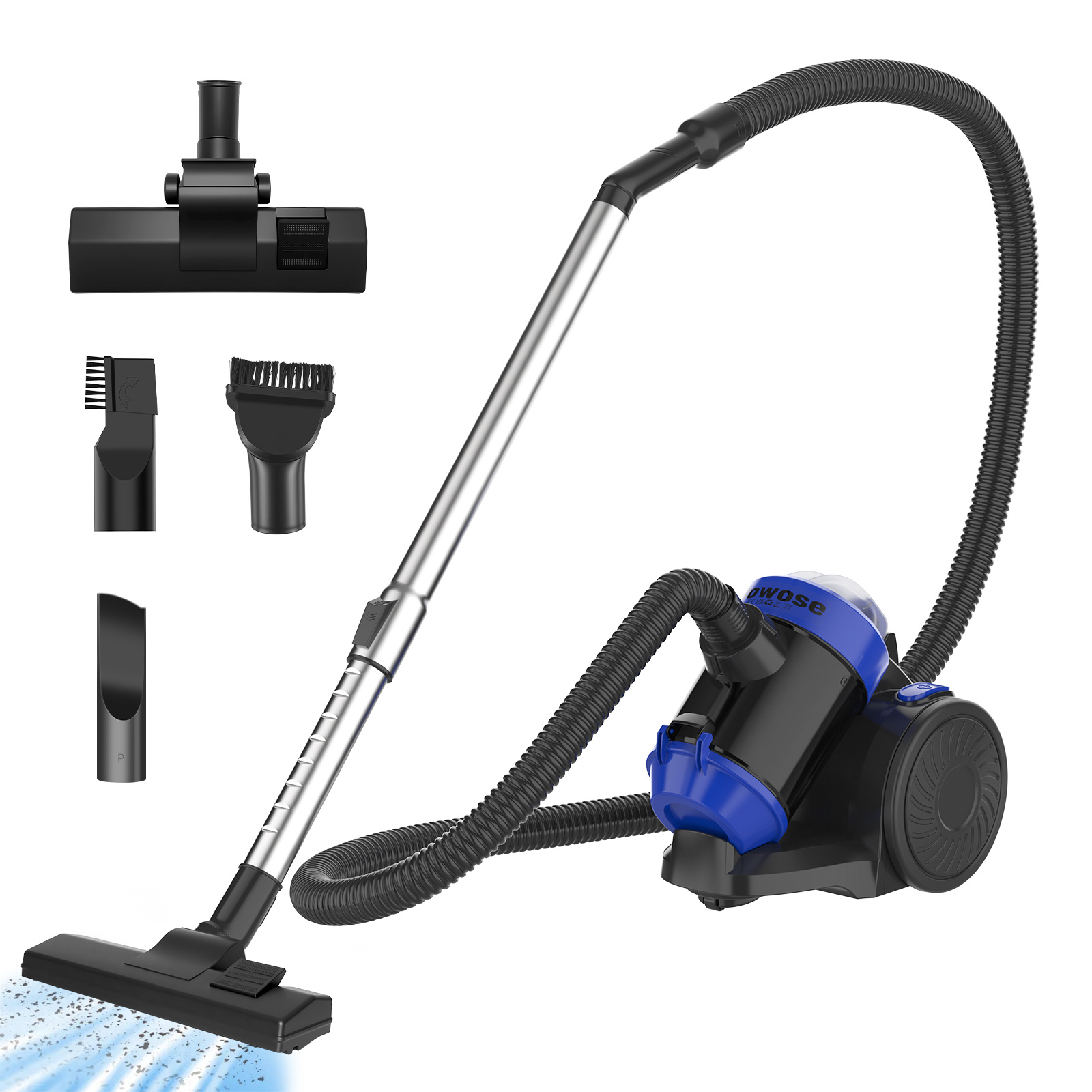 Vacuum Cleaner For Pet Hair 800w Strong Floor Vacuum Cleaner With Bag-cylinder Vacuum Cleaner Without Bag With 5m Telescopic Tube, Hepa Filter For Allergy Sufferers & Pets, For , Car & Household.