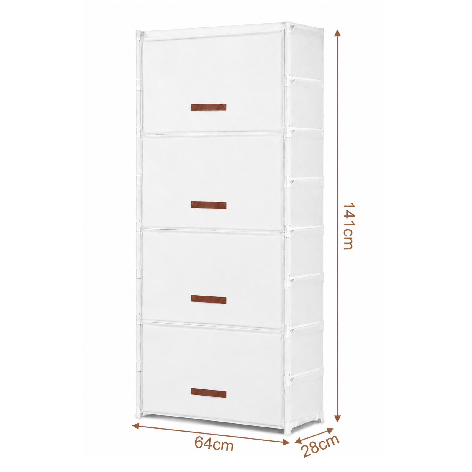 Image of 1 Set 9 Layers Shoe Cabinets With Flamshell Doors Tall Freestanding Shoe Racks For Entrance Or Hallway, Durable Construction, Shoe Storage Organizer, Mounted Wardrobe System