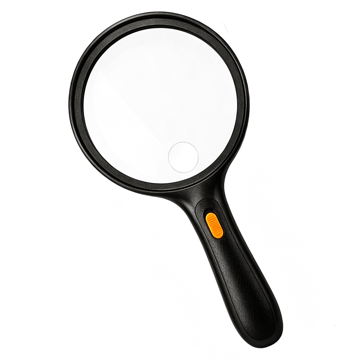 Image of 135mm High-definition Handheld Magnifying Glass, 1.8x Magnification, With A Non-slip Soft Handle. Suitable For Seniors Reading Books And Newspapers.