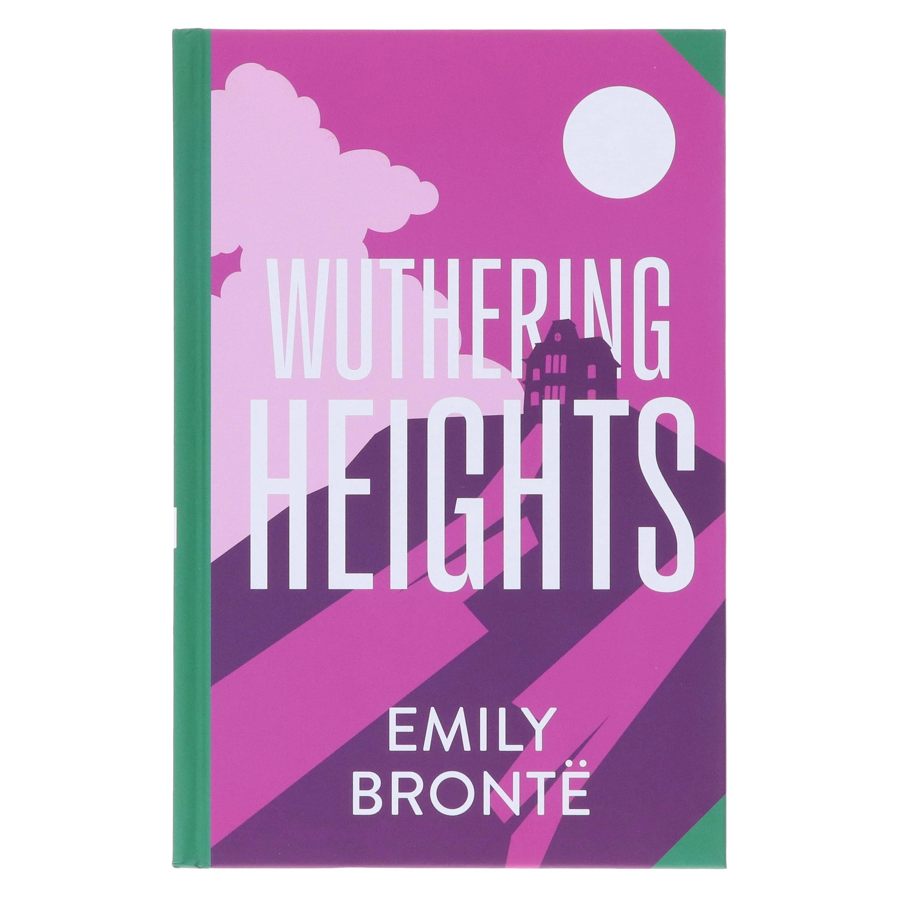 Wuthering Heights by Emily Bronte - Gothic Classic Fiction - Sprayed Edge Hardback