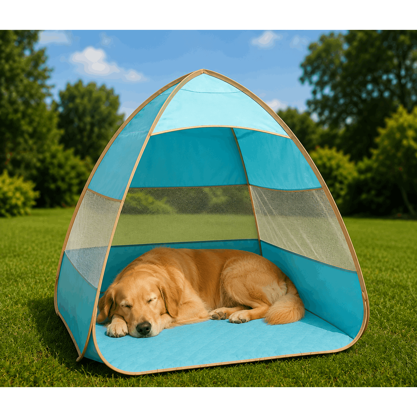 TEMU Pet Shelter Up, Portable Pet Tent For Dogs And Cats, Lightweight Indoor Outdoor Travel Pet House