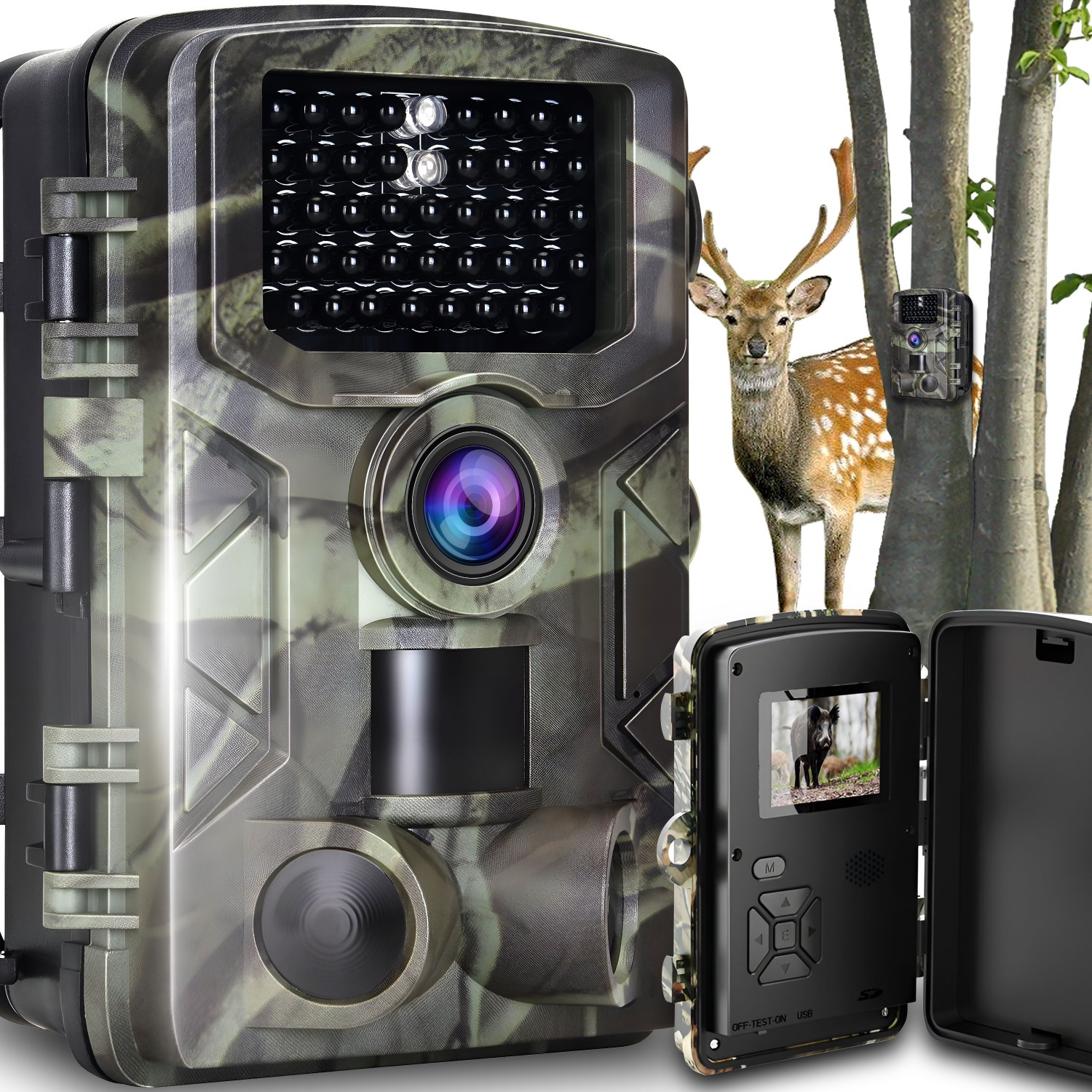 Image of Wildlife Camera Surveillance Camera Full Hd Ir Motion Detector Ip66 For Outdoor Use