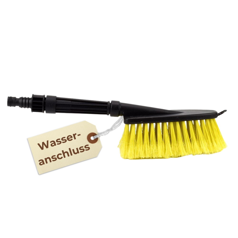 Image of Car Wash Brush With Water Connection For , Boat Cleaning Brush With Hose Attachment, Wheel Brush, Truck Wash Brush, Brush