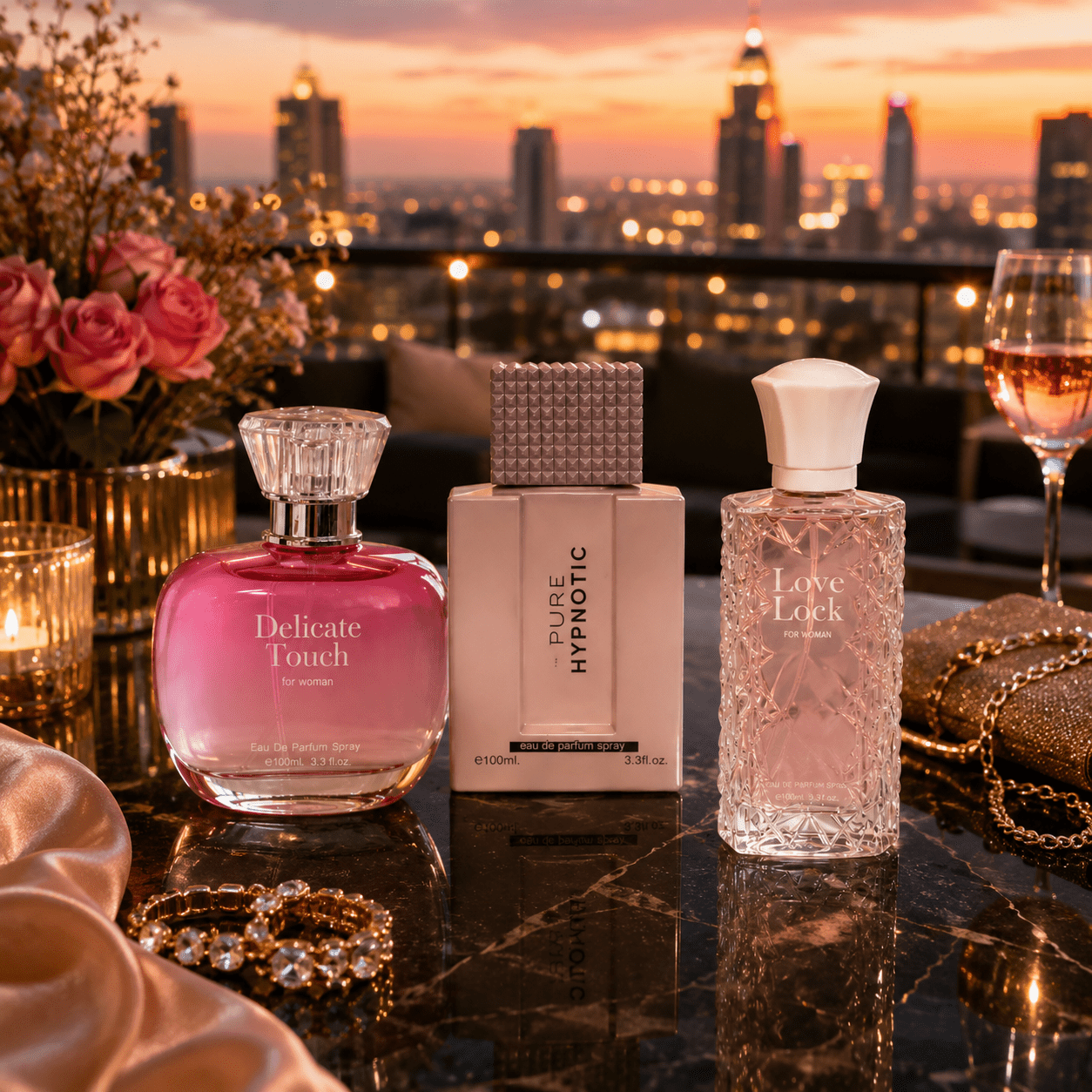 TEMU Perfume For Woman – Pure Edp 100ml X 3 Is A Romantic Female Perfume Trio Want A Soft Women's Perfume That With , Like A Polished Women's
