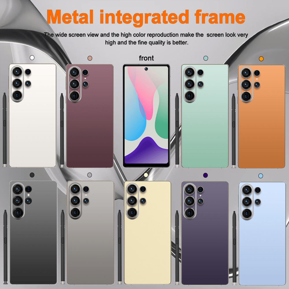 S Ultra 2026 Upgrade 5G Android Smartphone, 8+128GB Groot Opslagruimte, 6.8-inch HD Touchscreen, HD Camera, Dual SIM, Meerdere kleuren beschikbaar, Simlockvrij Mobiele Telefoon, Lange Batterijduur, Ondersteunt Snel Opladen, Dual SIM Dual Standby, GPS, Bevat Stylus, oortelefoon, Het Ideale Kerst-/Vacationcadeau Voor Familie, Vrienden, Collega's En Reizigers