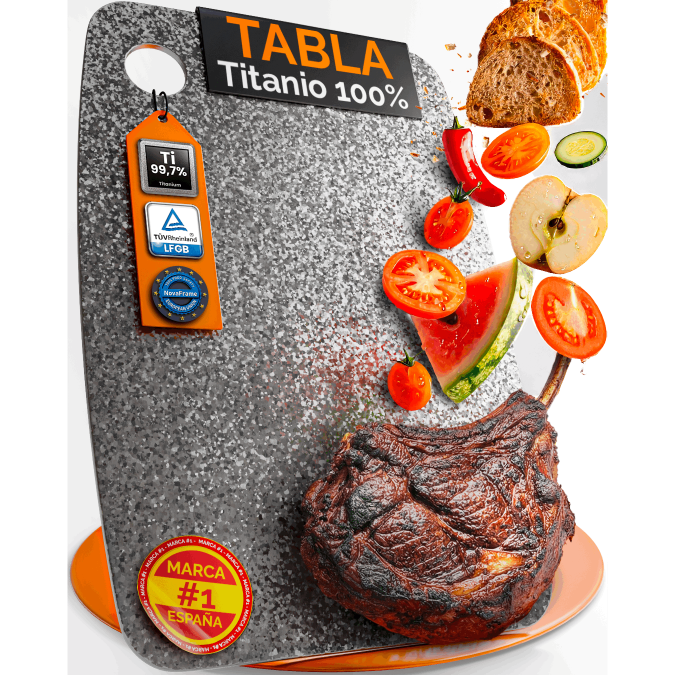 Double-sided Cutting Board, Resistant And Easy To Clean For Kitchen