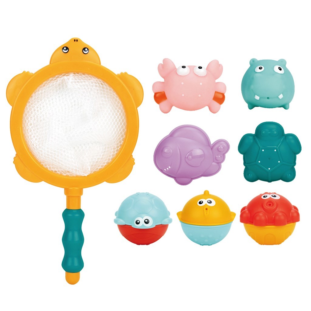 TEMU Jouets de bain pour bébé, lot de 8 pièces