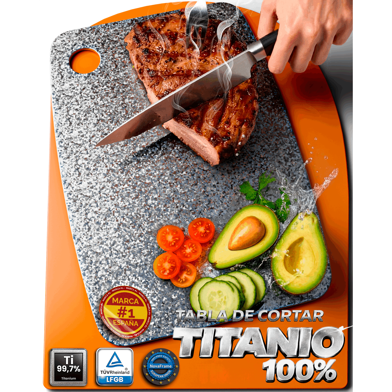 Image of Double-sided Cutting Board, Resistant And Easy To Clean For Kitchen