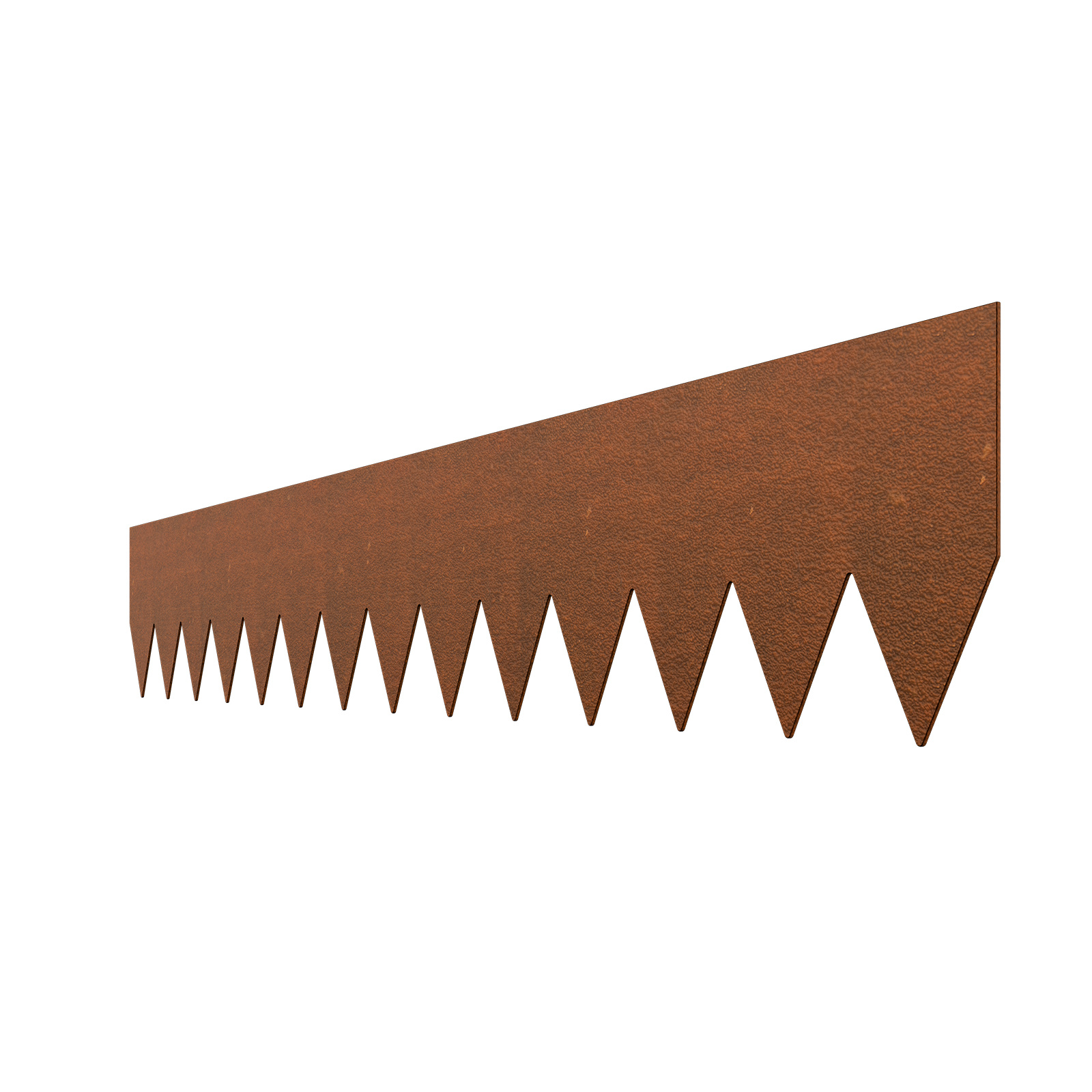 Image of Steel Landscape Edging, 40 X 6 In Pre-rust Metal Landscape Edging, Garden Edging Border, Heavy Duty Lawn Edging, Flower Bed Yard Pathway Divider